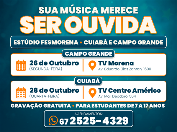 Estúdio Fesmorena 2026 - Agendamentos e Informações via WhatsApp